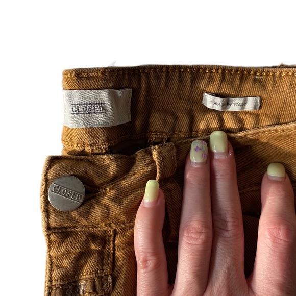 [CLOSED] BROWN DENIM SKINNY STRETCH JEANS - Picture 2 of 7